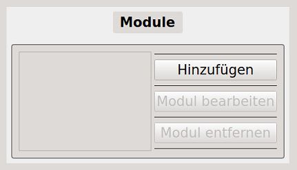 Bild 1 - Das Menü "Module"