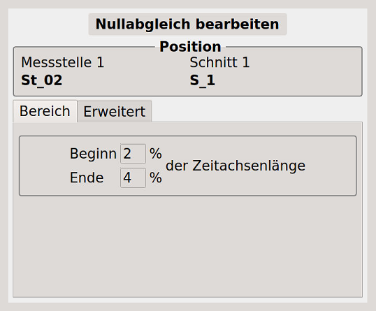 Bild 1 - "Nullabgleich bearbeiten"