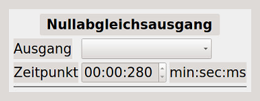 Bild 1 - "Nullabgleichsausgang"