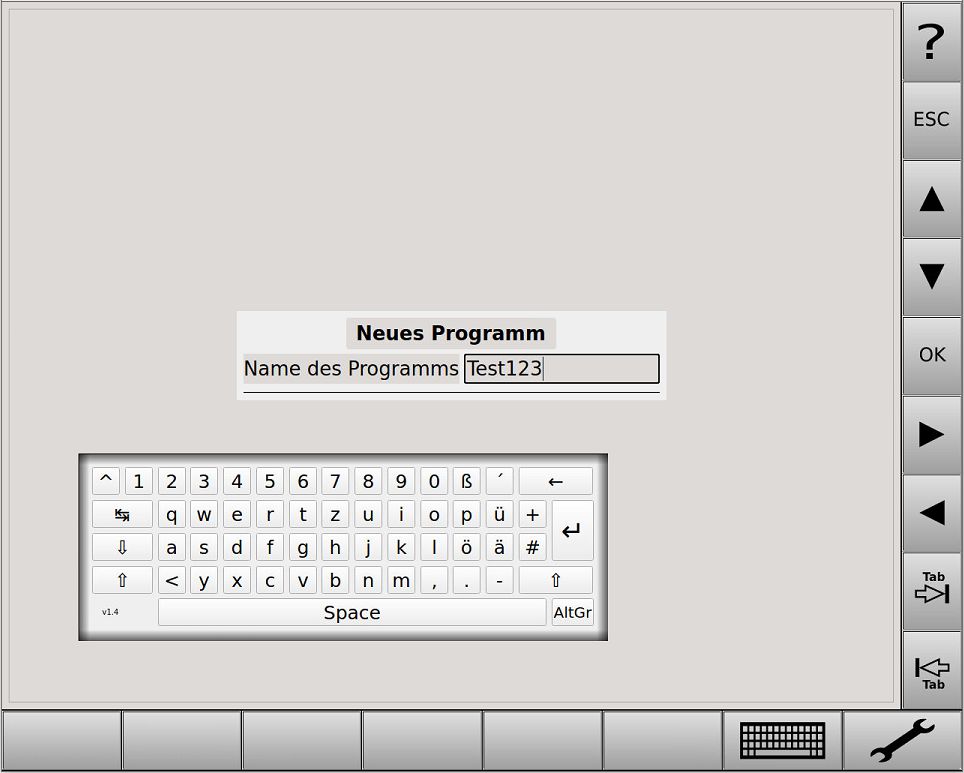 Bild 04 - Benennen des neuen Programmes