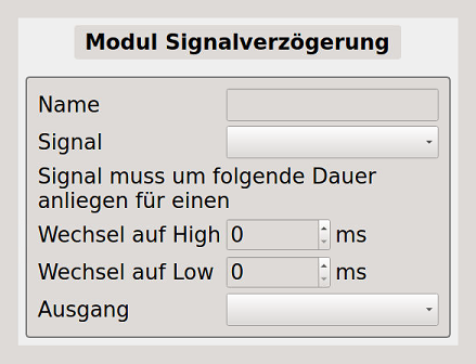 Bild 9 - Das Modul "Signalverzögerung"