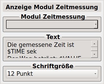 Bild 11 - Fenster hinzufügen - "Modul Zeitmessung"