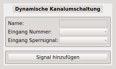 Bild 4 - Das Modul "Dynamische Kanalumschaltung"