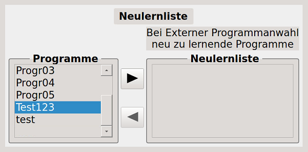 Bild 2 - Neulernliste