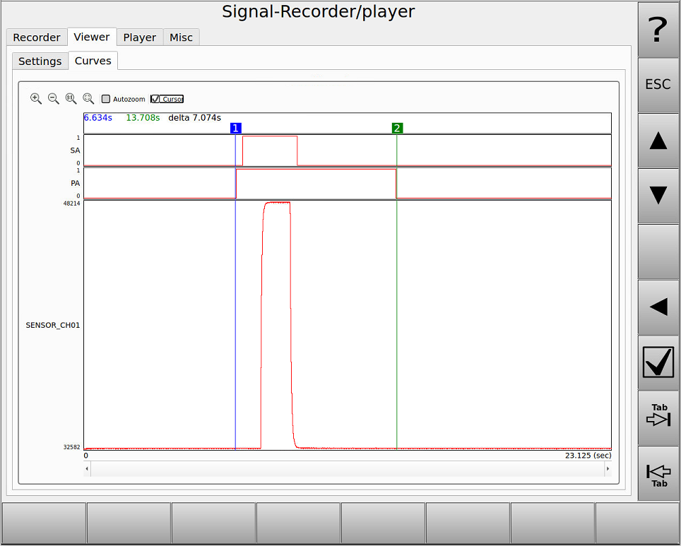 Bild 21 - Signal-Recorder - "Curves"