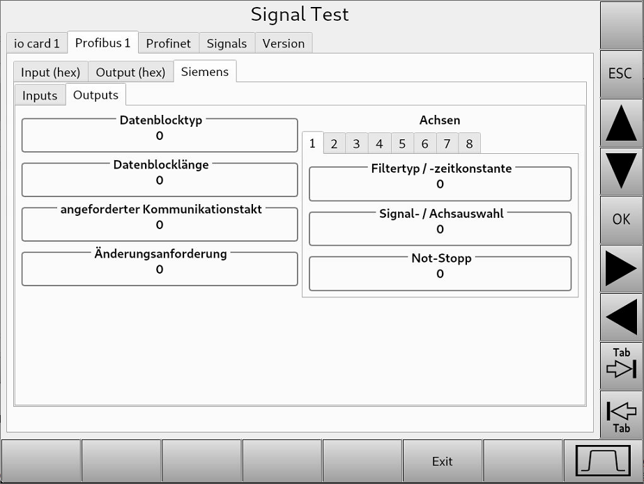 Bild 9.2 - Der Signaltest Profibus 1 "Siemens"