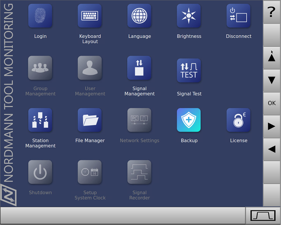 Bild 14 - Systemsteuerung - "Backup"